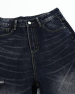 破洞設計感牛仔褲