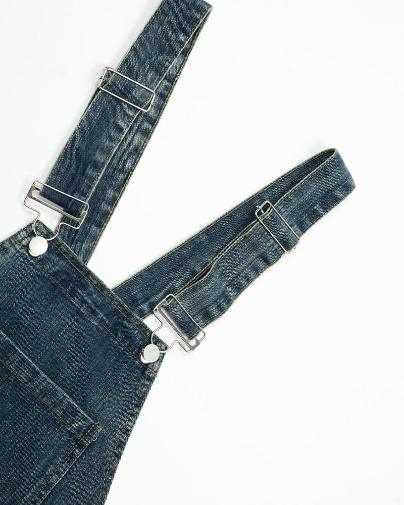 Retro casual overalls