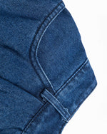 Cartoon embroidered denim shorts