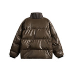 Retro stand collar baker jacket