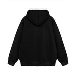 Vintage embroidered hooded sweatshirt