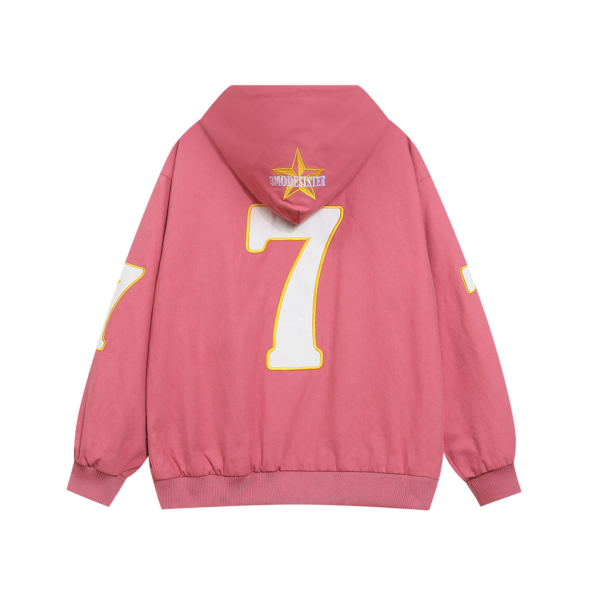 retro design hooded jacket