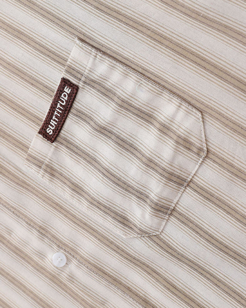 Simple Striped Long Sleeve Shirt