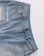 破洞休閑百搭牛仔褲