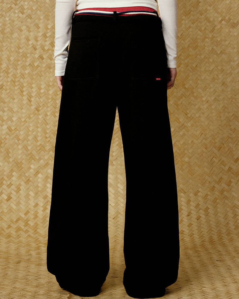 復古寬鬆休閑長褲