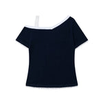 Simple design short sleeves