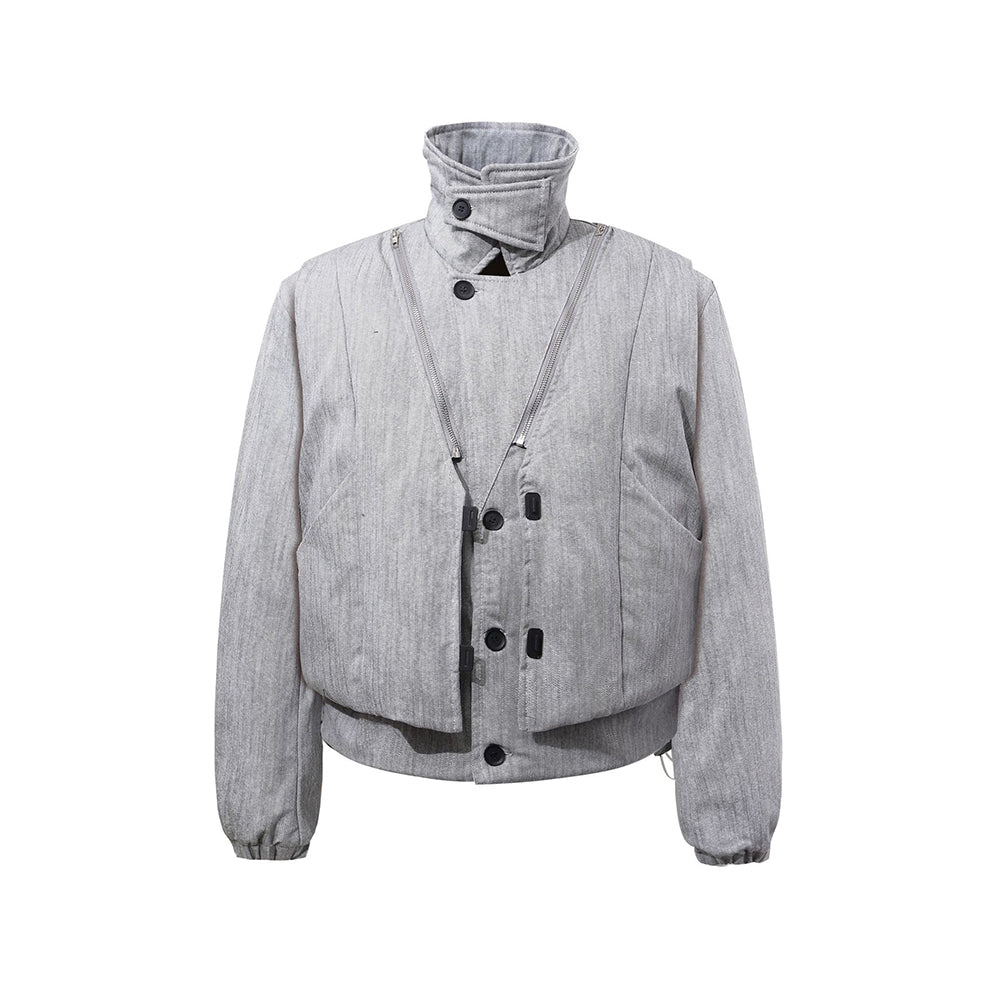 復古Polo棉服外套