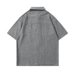 Retro versatile short-sleeved shirt