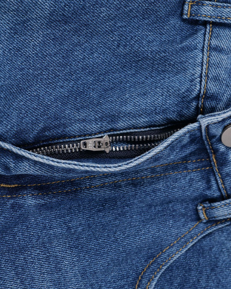 Vintage distressed denim shorts