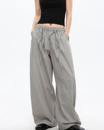 Bow straight pants