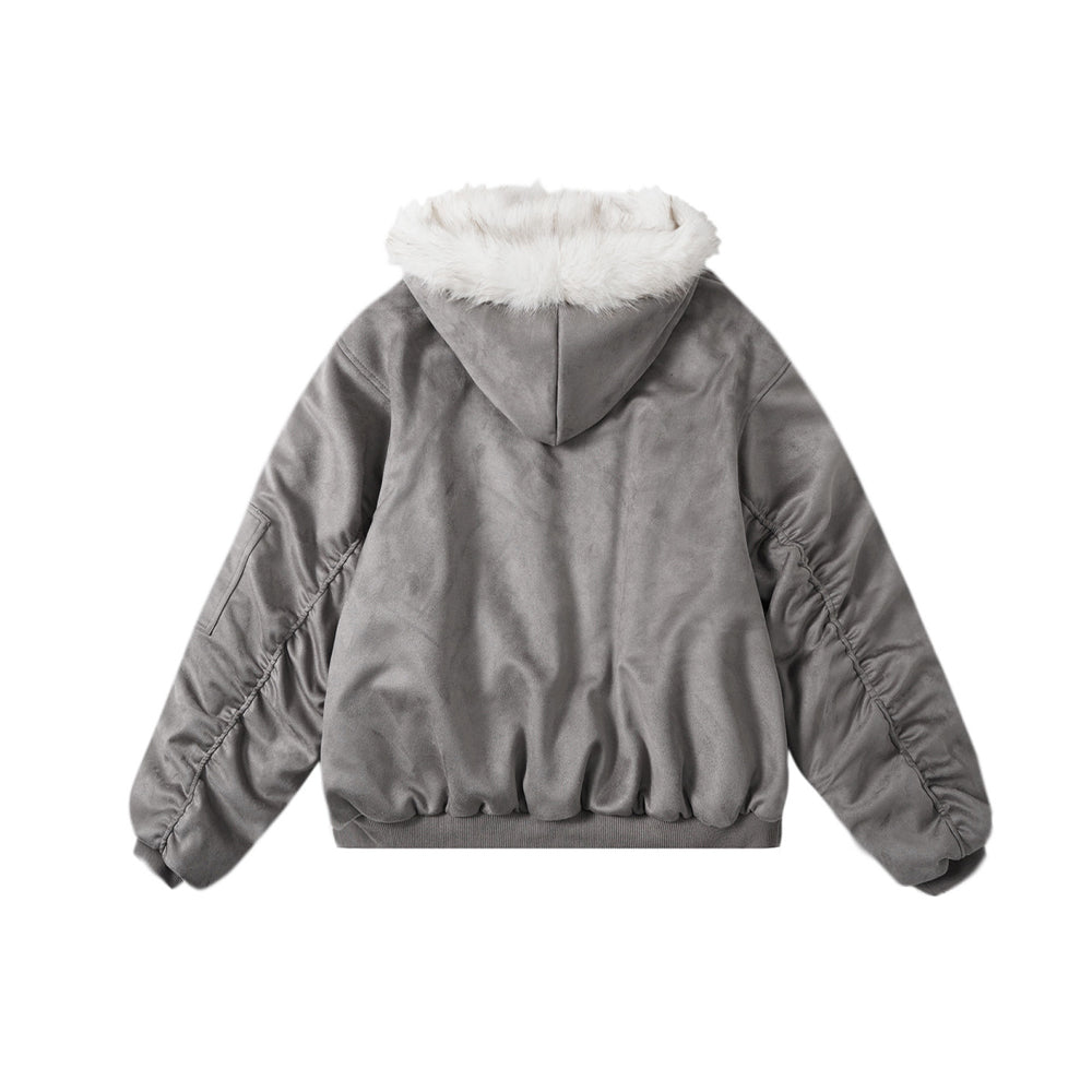 Reversible cotton-padded jacket