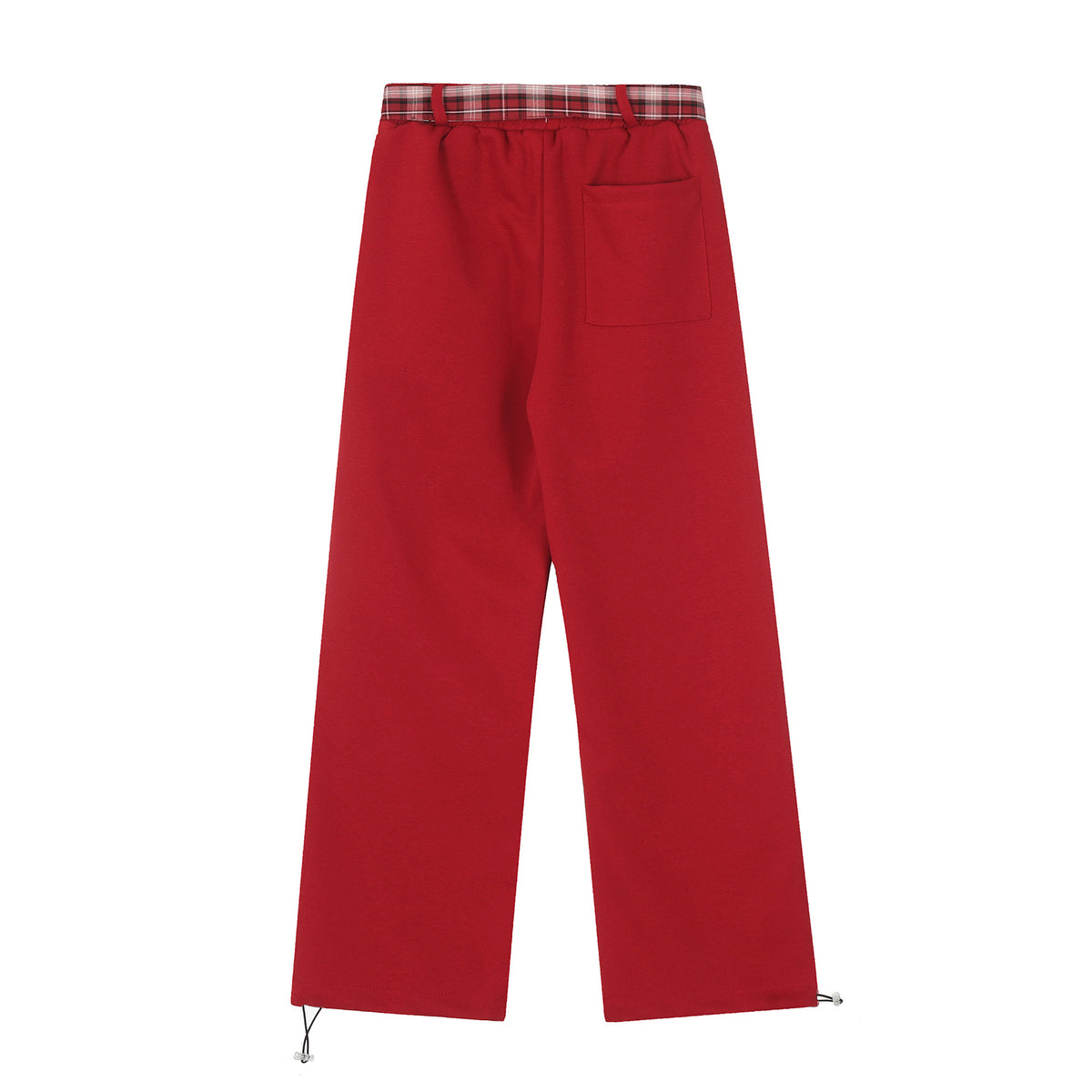 Vintage long belted casual trousers