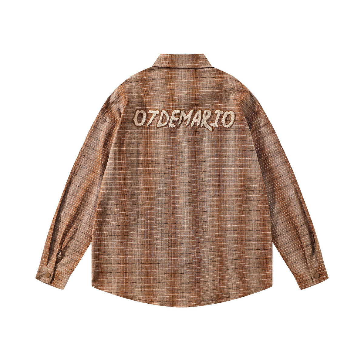 復古卡通情侶長袖襯衫