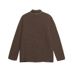 Embroidered striped long sleeves