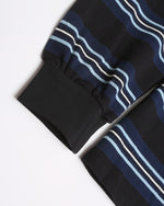 黑白條紋休閑衛衣