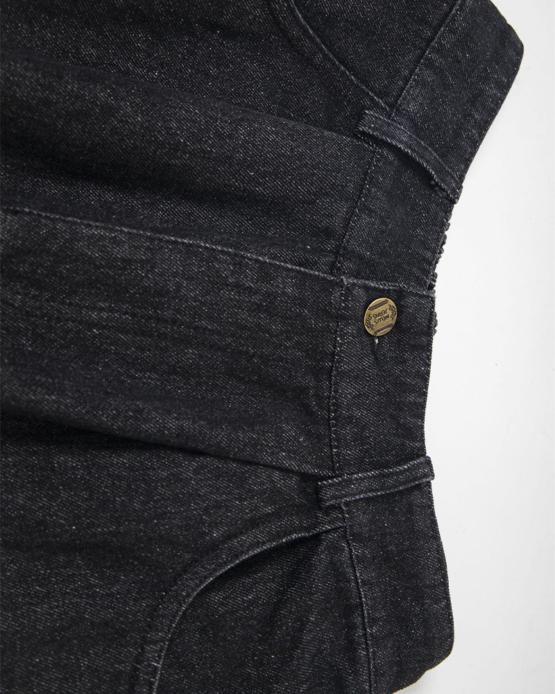 레트로 플레드 반바지