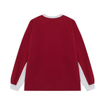 Racing element patchwork sweatshirt