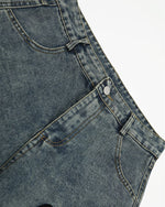 趣味刺綉牛仔褲