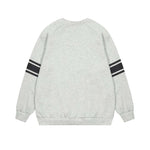 復古字母印花圓領衛衣