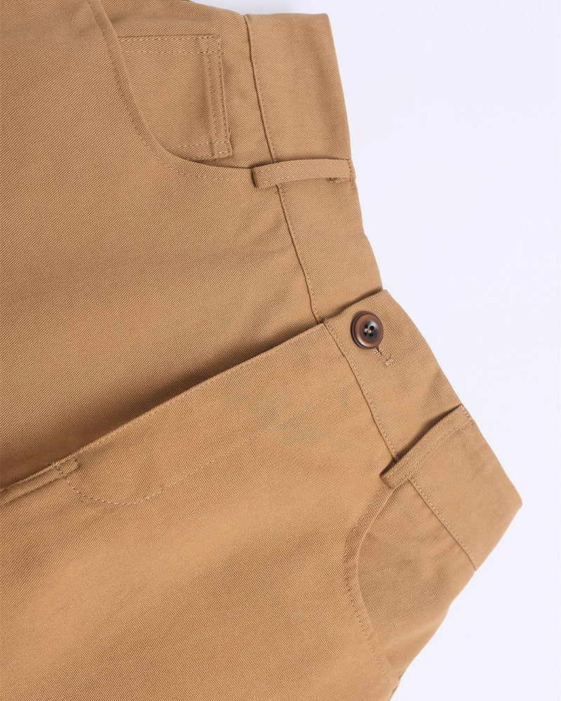 Simple patchwork plaid shorts