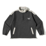 Color-blocked pullover sweatshirt