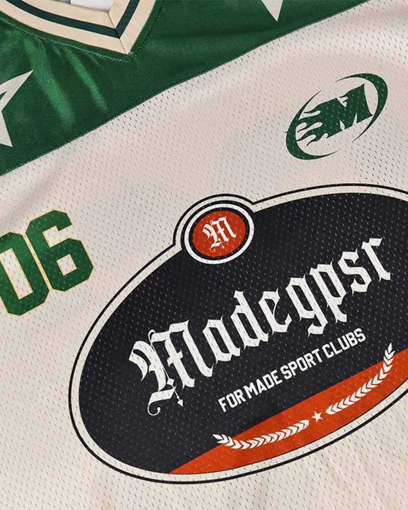 Casual sports style short sleeves