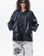 vintage leather jacket