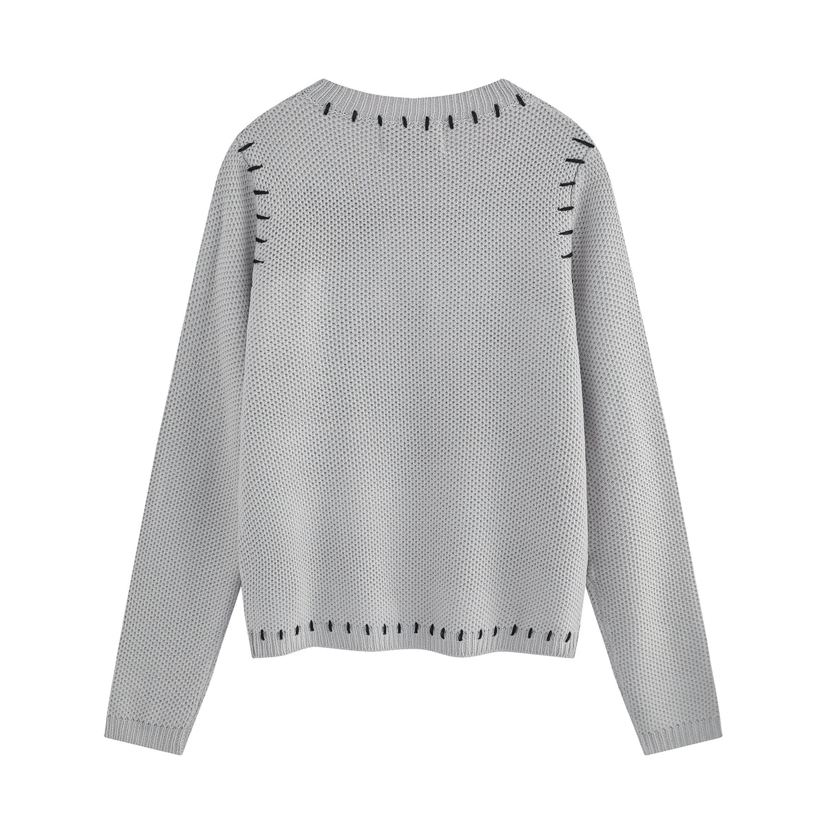 Short knitted sweater (women's style)