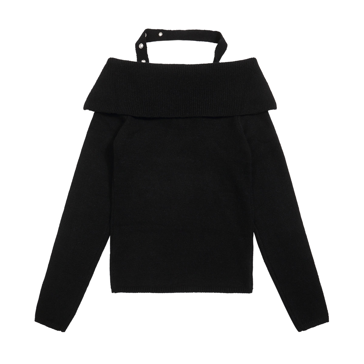 Retro bow crew neck sweater (women's style)