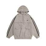 Vintage embroidered hooded jacket