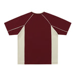 레트로 패치워크 대비 반소매