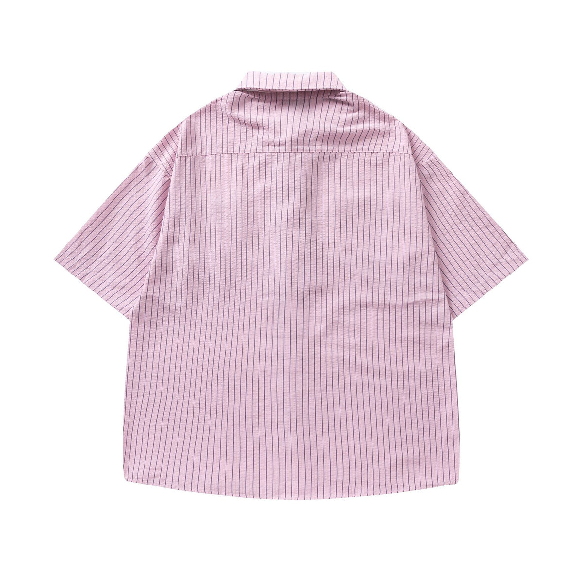 Retro striped shirt with tie