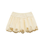 Sporty drawstring bud skirt