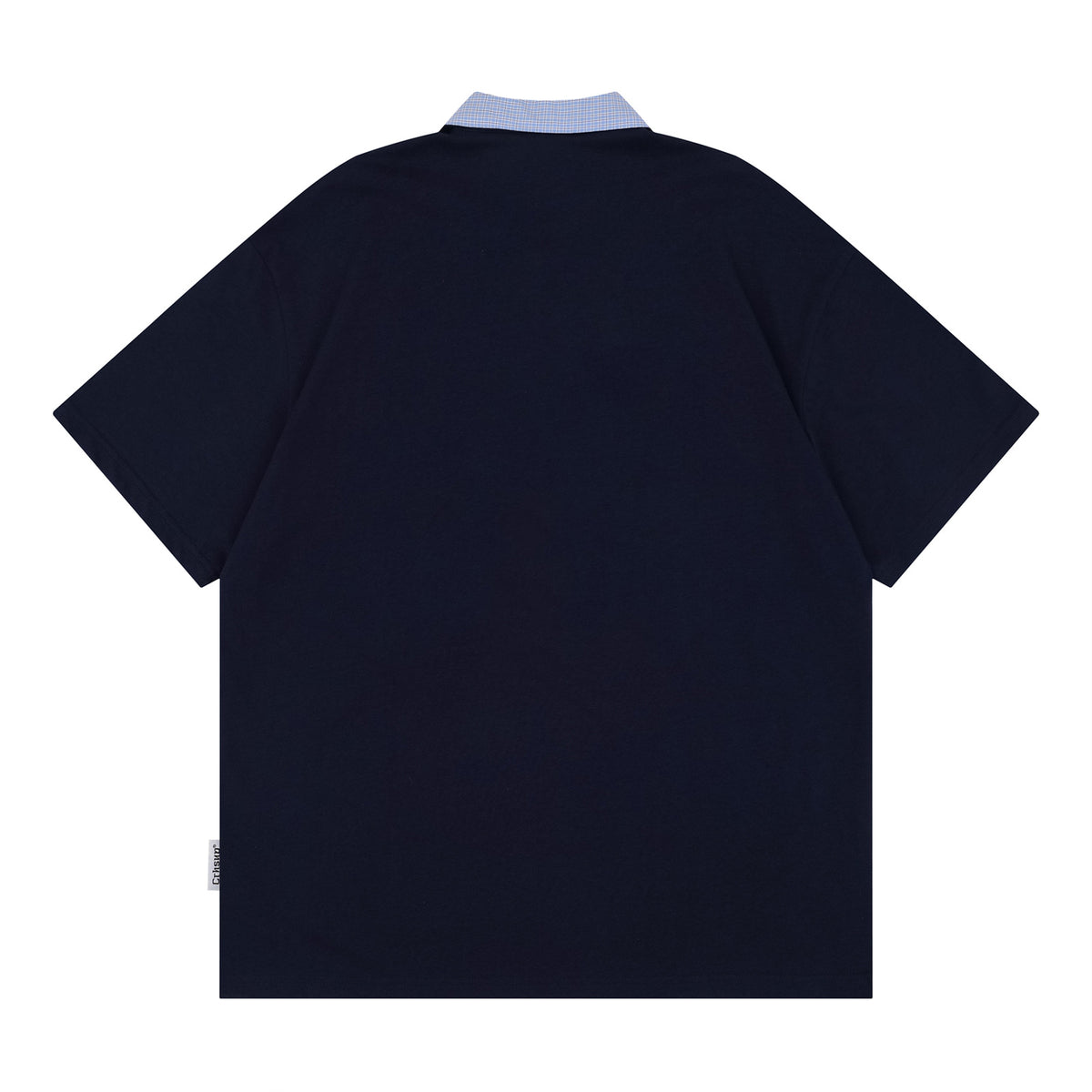 레트로 콘트라스트 패치 플러시 반팔