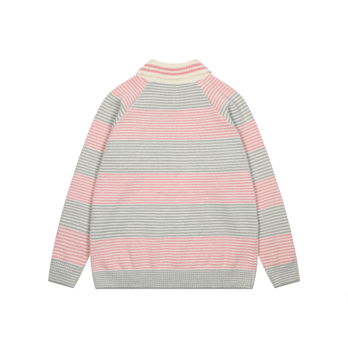 retro striped polo sweater