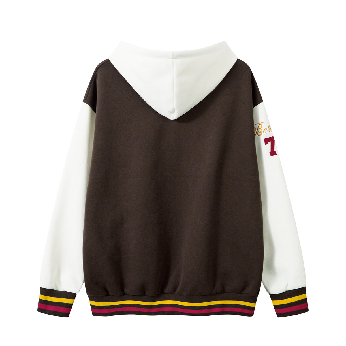 Retro hooded baseball uniform