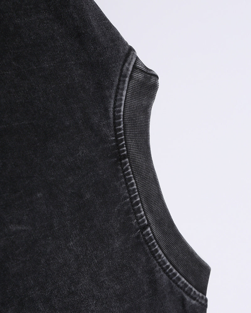 레트로 프린트 반소매