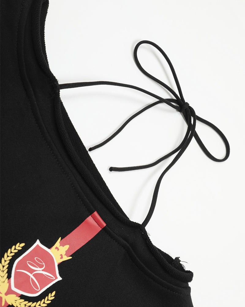 Retro contrast long sleeves