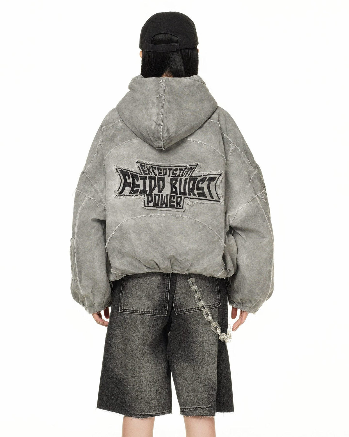 레트로 루즈 코튼 재킷