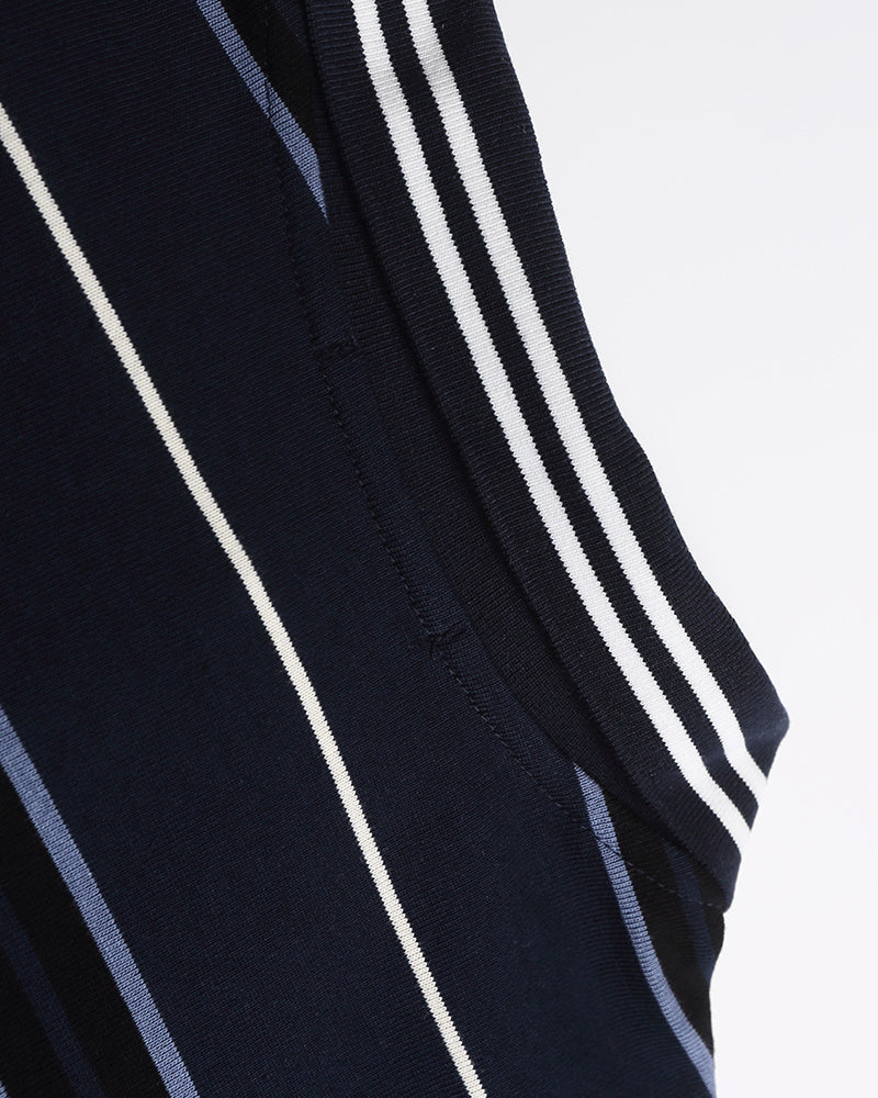 Striped versatile sweatshirt