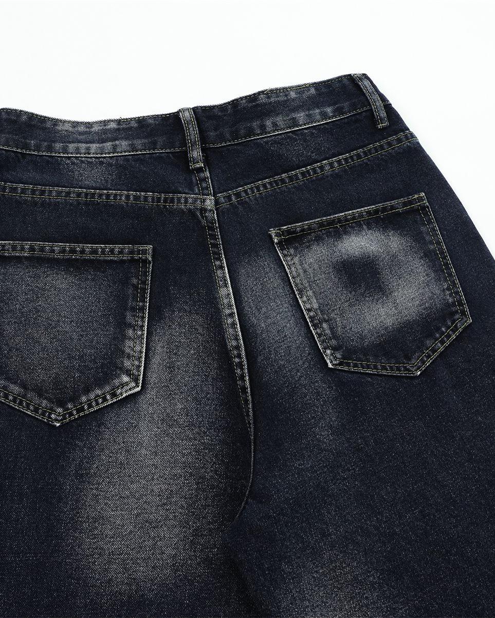 破洞設計感牛仔褲