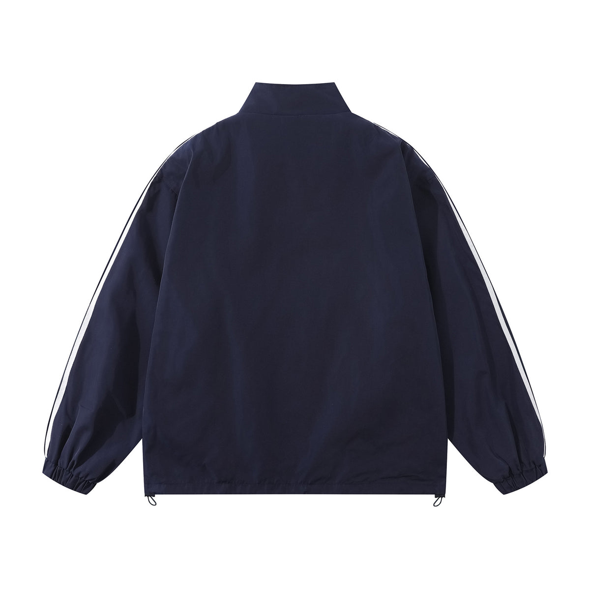 Retro embroidered stand collar jacket