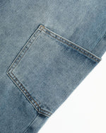 復古水洗牛仔長褲