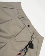 休閑直筒七分褲