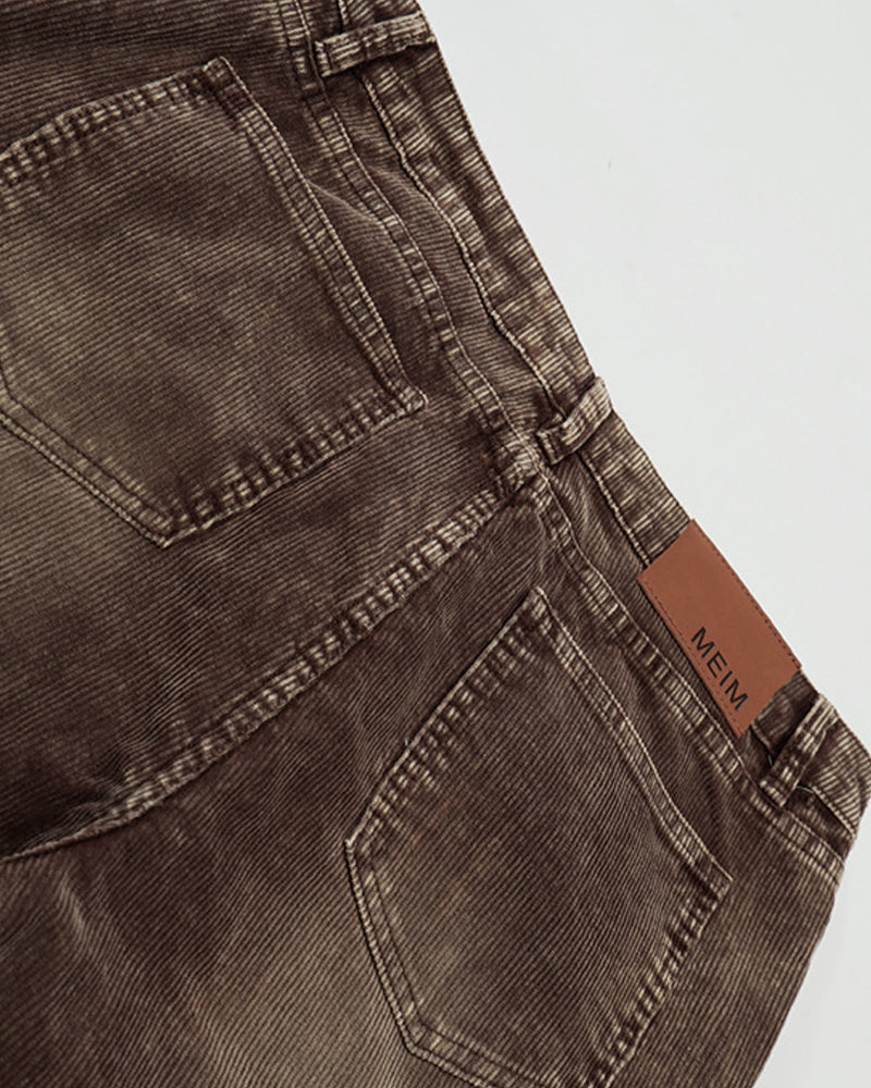 Ombre Straight-Leg Casual Pants