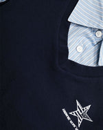 Fake two-piece long-sleeved shirt (women's)