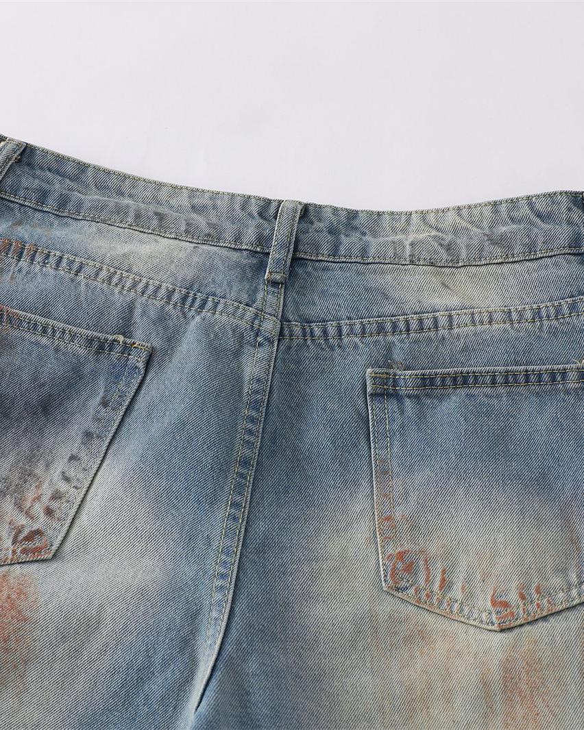 Vintage ripped jeans