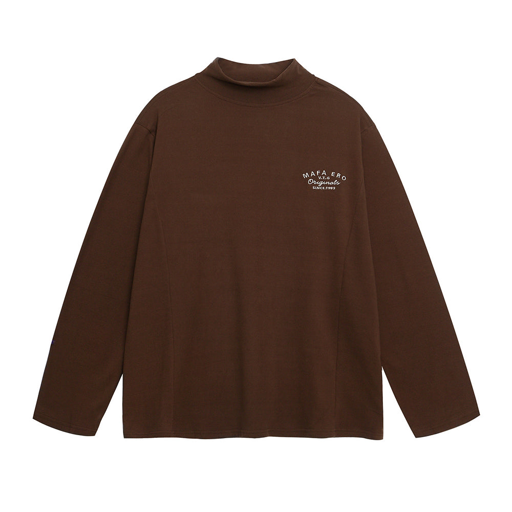 Solid color simple versatile long sleeves