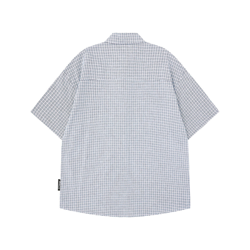 復古卡通短袖襯衫