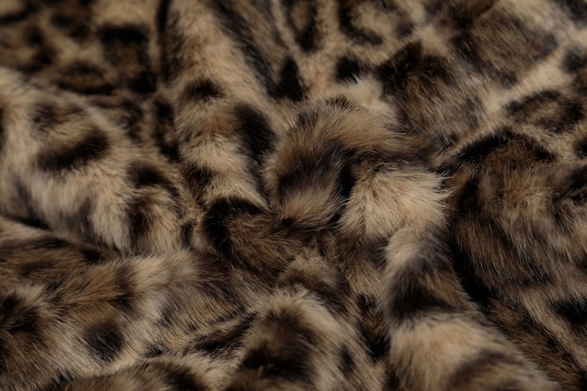 Vintage leopard print cotton hooded jacket